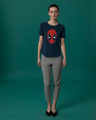 Shop Deadpool Mask Basic Round Hem T-Shirt (DPL)-Full