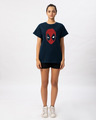 Shop Deadpool Mask Boyfriend T-Shirt (DPL)-Full