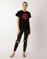 Shop Deadpool Minimal Boyfriend T-Shirt (DPL)-Full