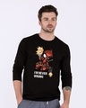 Shop Deadpool Never Wrong Full Sleeve T-Shirt (DPL)-Front
