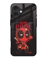 Shop Deadpool Premium Glass Cover for Apple iPhone 16-Front