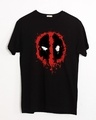 Shop Deadpool Splash Half Sleeve T-Shirt (DPL)-Front