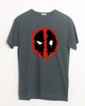 Shop Deadpool Splash Half Sleeve T-Shirt (DPL)-Front