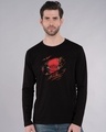 Shop Deadpool Torn Full Sleeve T-Shirt (DPL)-Front