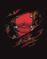 Shop Deadpool Torn Half Sleeve T-Shirt (DPL)-Full