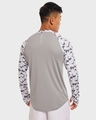 Shop Men's Grey Camo Training Thumbhole T-shirt-Design