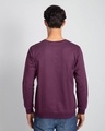 Shop Deep Purple Fleece Light Sweatshirt-Design