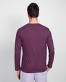 Shop Deep Purple Full Sleeve T-Shirt-Design