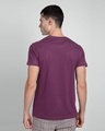 Shop Deep Purple Half Sleeve T-Shirt-Design
