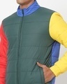 Shop Men's Multicolor Color Block Puffer Jacket