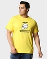 Shop Dekh Bhai Dekh Half Sleeves Plus Size T-Shirt-Front