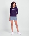 Shop Delete the Drama Round Neck 3/4 Sleeve T-Shirt Parachute Purple-Design