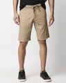 Shop Desert Beige Comfort Shorts-Front