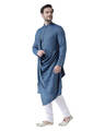 Shop Solid Kurta In Blue-Design