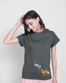 Shop Diet Kick Jerry Boyfriend T-Shirt (TJL) Nimbus Grey-Front