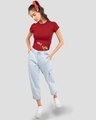 Shop Diet Kick Jerry Half Sleeve Printed T-Shirt (TJL) Bold Red-Design
