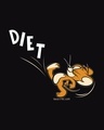 Shop Diet Kick Jerry Half Sleeve T-Shirt (TJL) Black-Full