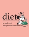 Shop Diet Minnie (DL) Half Sleeve T-shirt-Full