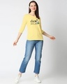 Shop Diet Minnie (DL) Women's Round Neck 3/4 Sleeve T-shirt-Design