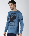 Shop Blue Graphic Print T Shirt-Design