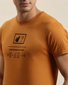 Shop Brown Graphic Print T Shirt 38