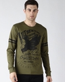 Shop Green Graphic Print T Shirt-Front
