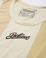 Shop Men's Beige Colourblock Sleeveless T-shirt-Full