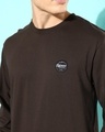 Shop Men's Brown Graphic Printed Oversized T-shirt