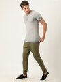 Shop Men's Green Solid Joggers-Full