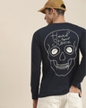 Shop Men's Navy Blue Graphic Printed T-shirt-Design