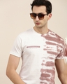 Shop Men's White & Brown Tie & Dye T-shirt-Design