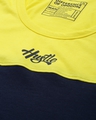 Shop Men's Yellow Colourblock Sleeveless T-shirt-Full
