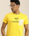Shop Men's Yellow Graphic Print T-shirt-Design