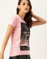 Shop Pink Typographic T Shirt-Design