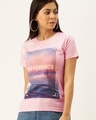 Shop Pink Typographic T Shirt-Design