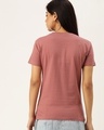 Shop Pink Typographic T Shirt-Back