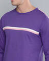Shop Purple Solid T Shirt-Full