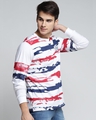 Shop White Striped T Shirt-Full