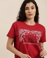 Shop Women's Red Graphic Boxy T Shirt-Design