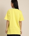 Shop Women's Yellow Oops Typography Oversized T-shirt-Design