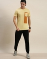 Shop Yellow Colourblocked T Shirt66-Full