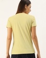 Shop Yellow Graphic Print T Shirt-Back