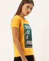 Shop Yellow Graphic Print T Shirt-Design