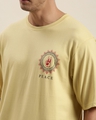 Shop Yellow Graphic Print T Shirt-Full