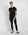 Shop Different Perspective Half Sleeve T-Shirt Black-Full