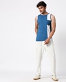 Shop Digi Teal Colorblock Pocket Vest