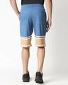 Shop Digital Teal Men's Terry Color Block Shorts-Full