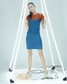Shop Digital Teal Women's Slip Dress-Front