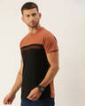Shop Men's Black Colourblocked T-shirt-Design