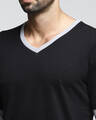 Shop Men's Black Solid T-shirt